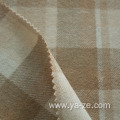 Wool coat fabric plaid check flannel fabric